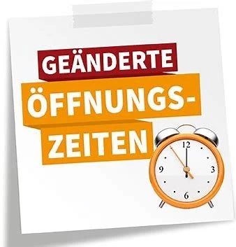 Geänderte Öffnungszeiten im August