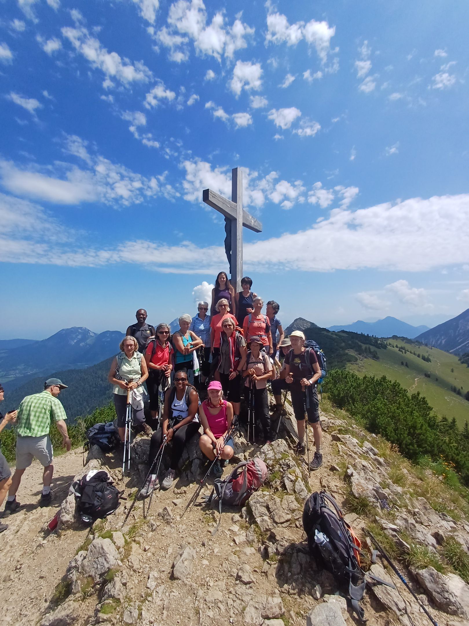 Sommerliche Tour mit dem DAV auf den J&auml;gerkamp