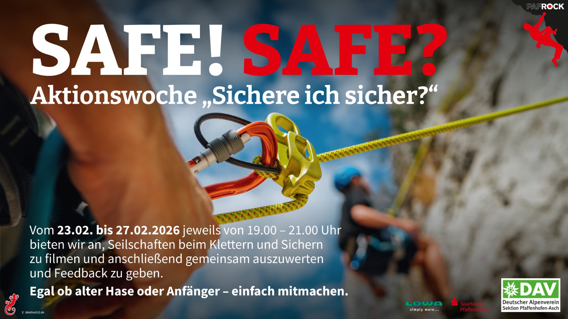 Aktionswoche - Sichere ich sicher?