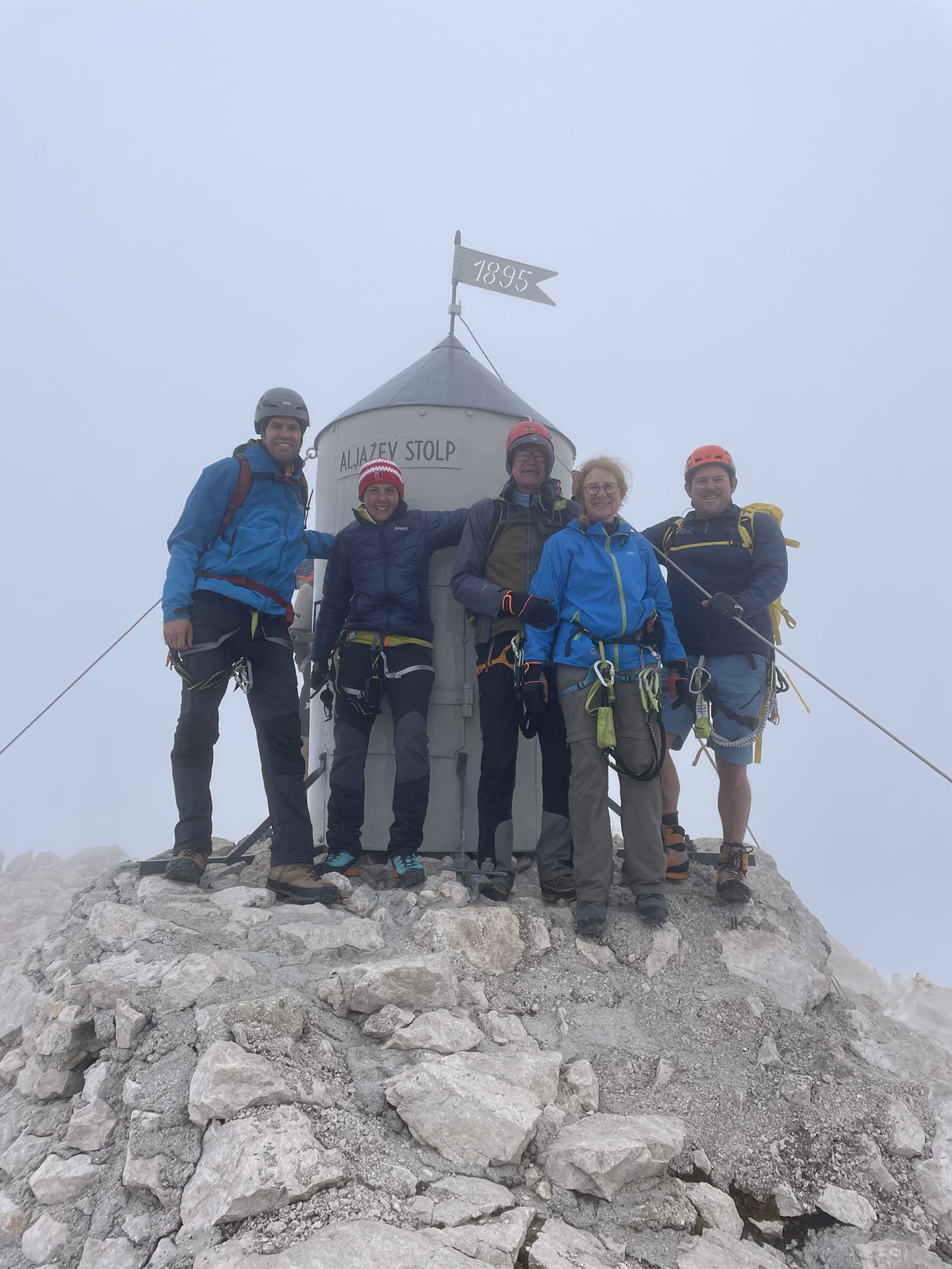 &Uuml;berschreitung des Triglav
